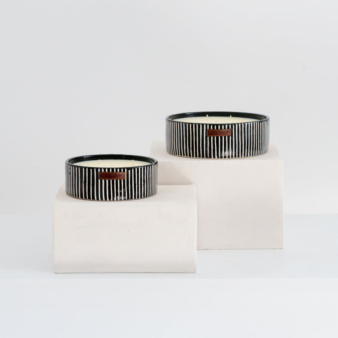 FLAT ZEBRA CANDLE