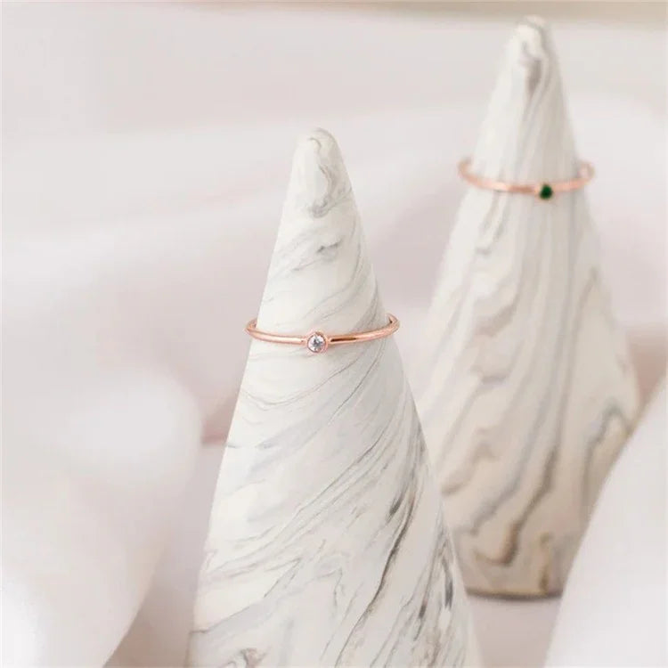 Amelia birthstone Ring