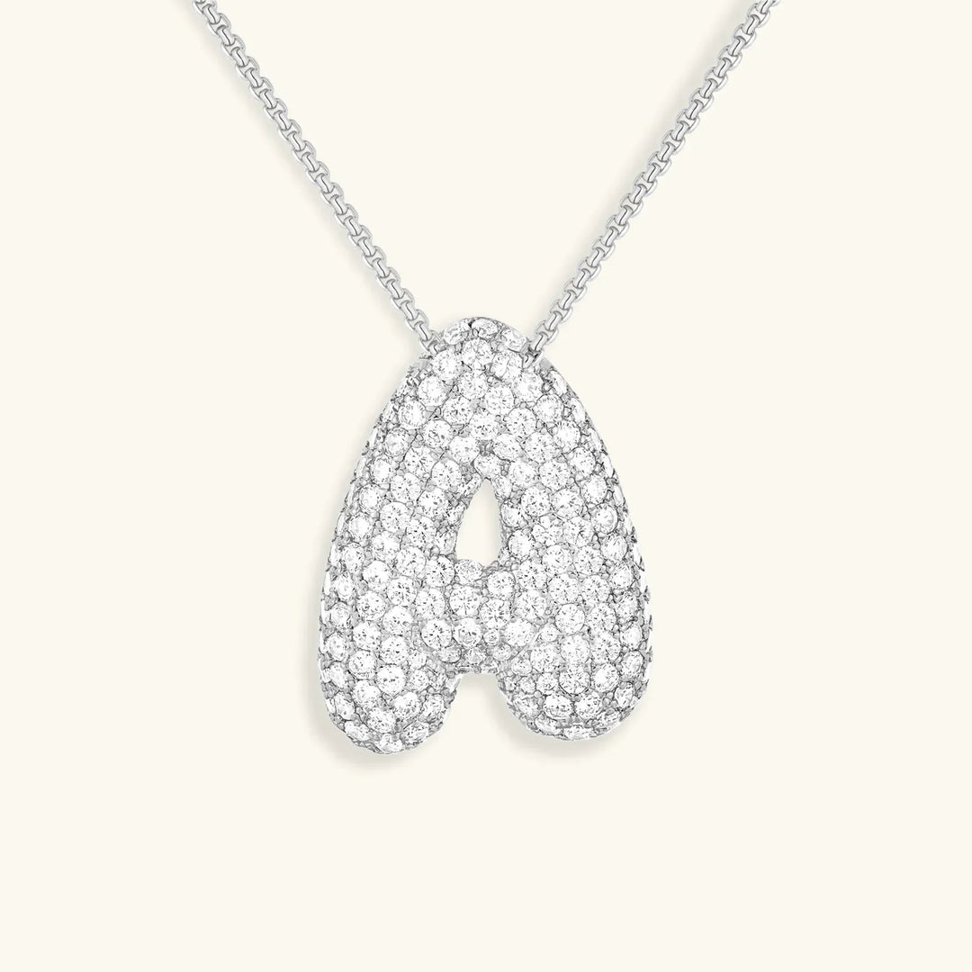 Initial Bubble Necklace