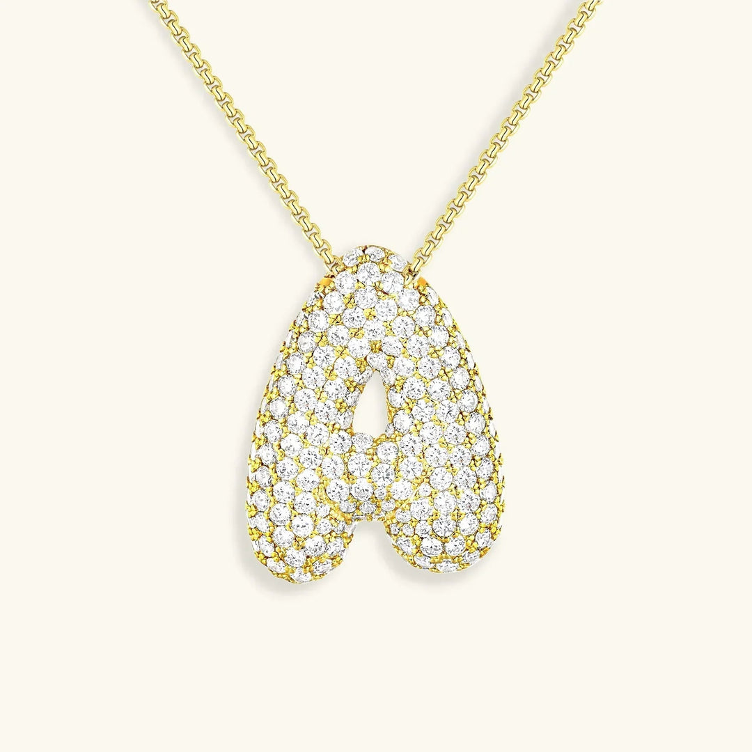 Initial Bubble Necklace