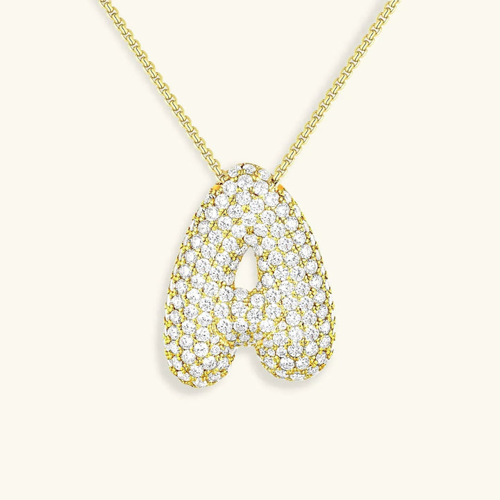 Initial Bubble Necklace