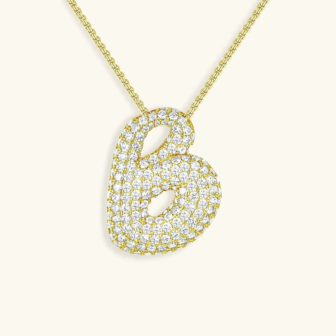 Initial Bubble Necklace