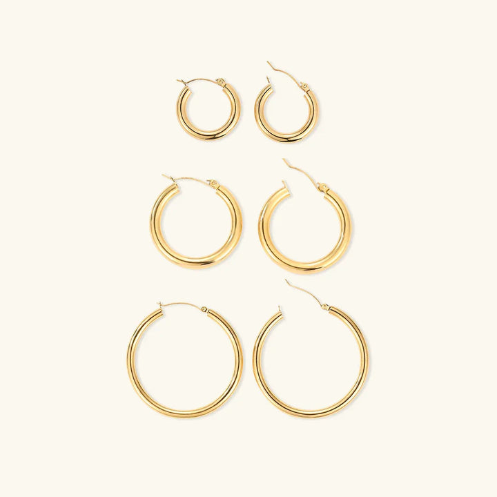Bold Round Hoops