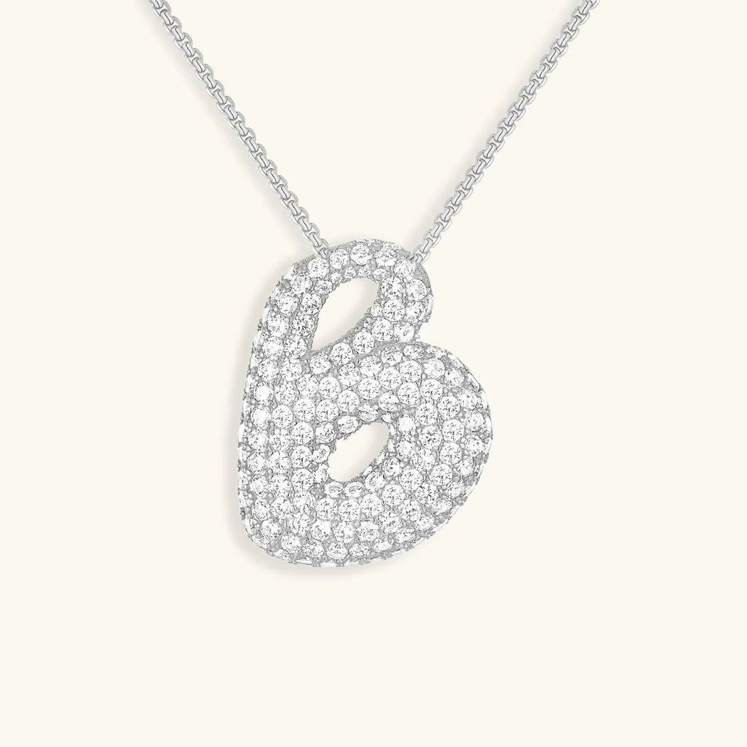 Initial Bubble Necklace