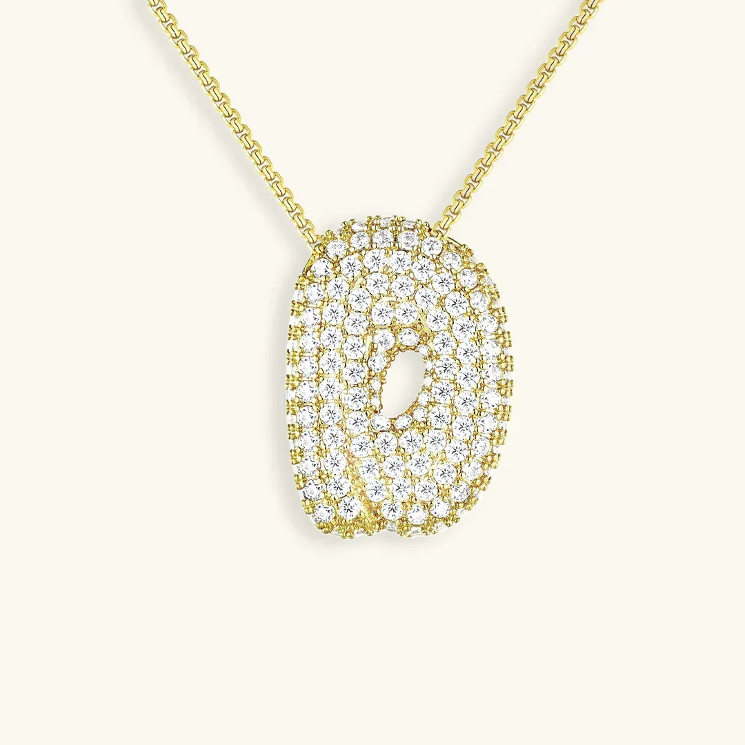 Initial Bubble Necklace