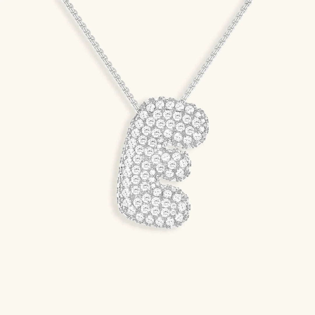 Initial Bubble Necklace