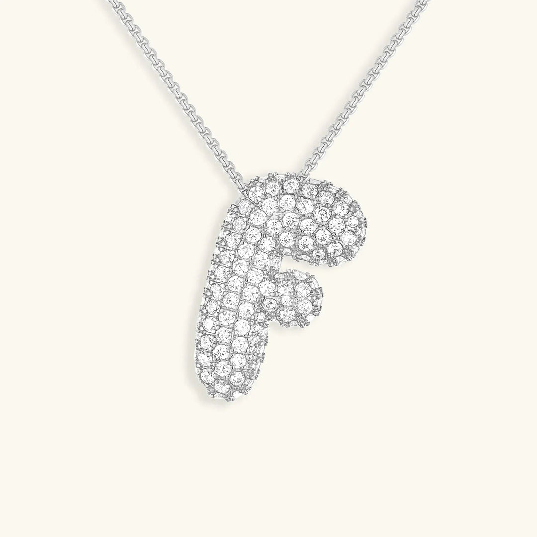 Initial Bubble Necklace