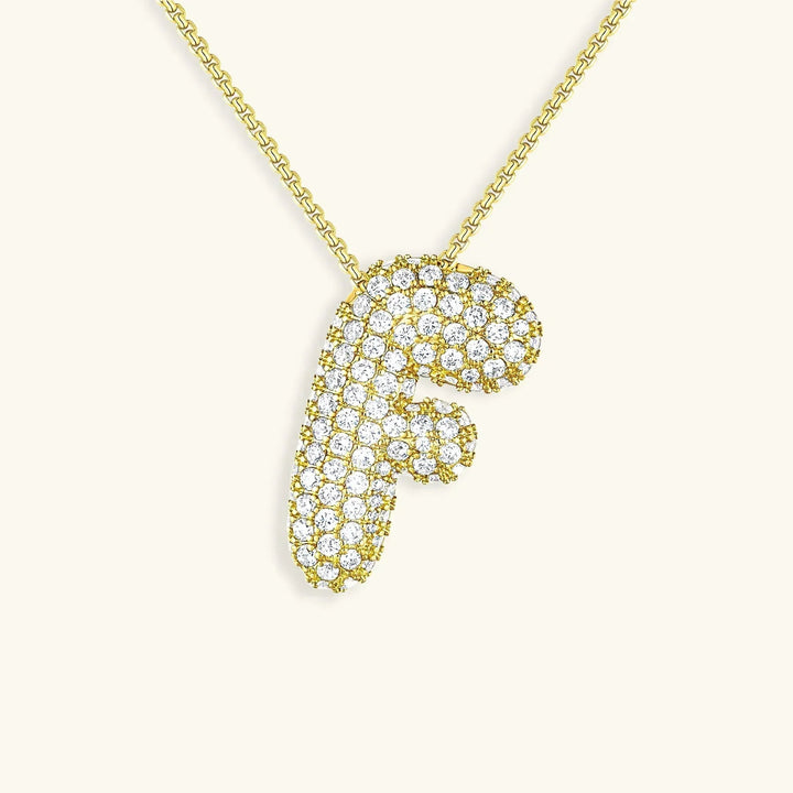 Initial Bubble Necklace