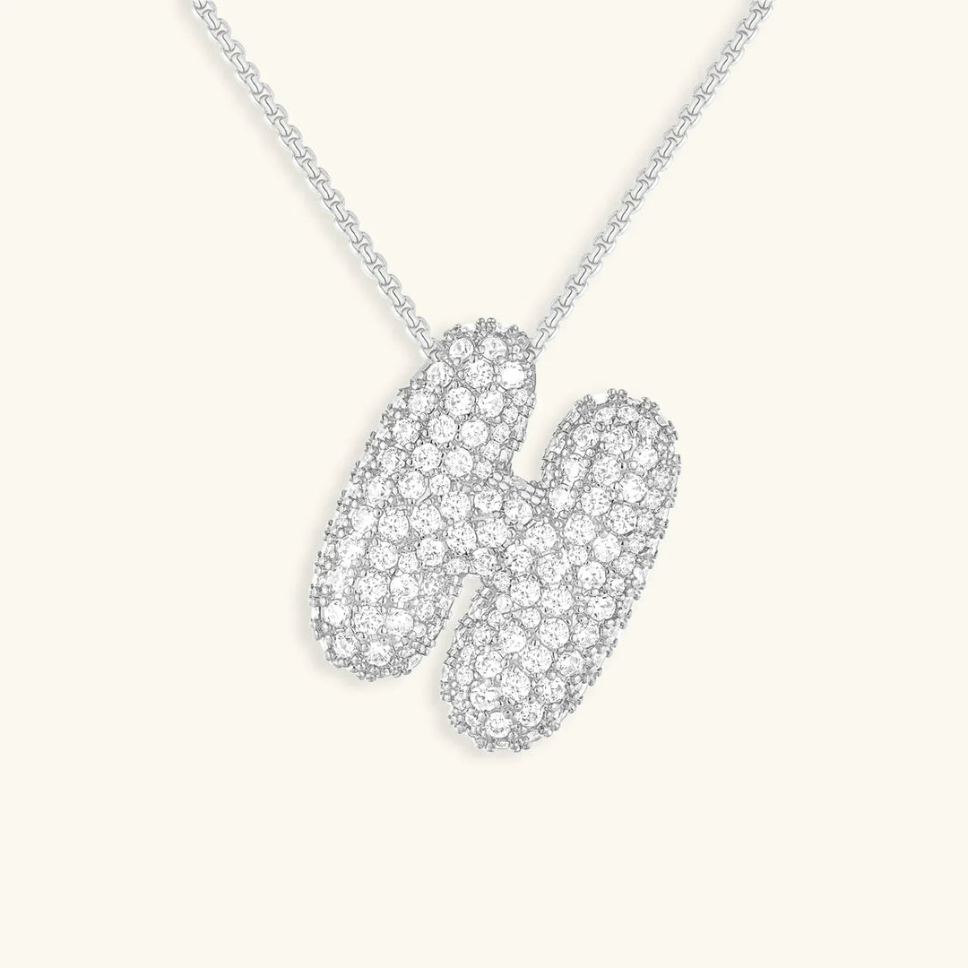 Initial Bubble Necklace