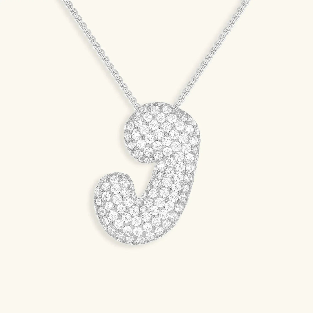 Initial Bubble Necklace