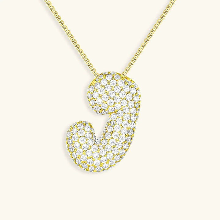 Initial Bubble Necklace