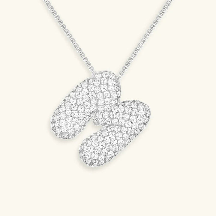 Initial Bubble Necklace