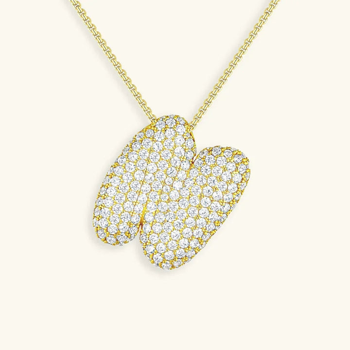 Initial Bubble Necklace