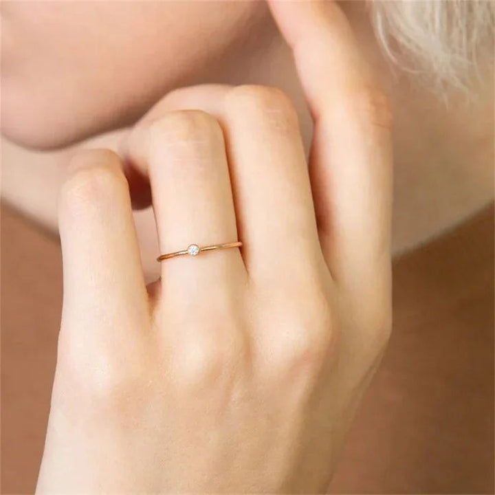 Amelia birthstone Ring