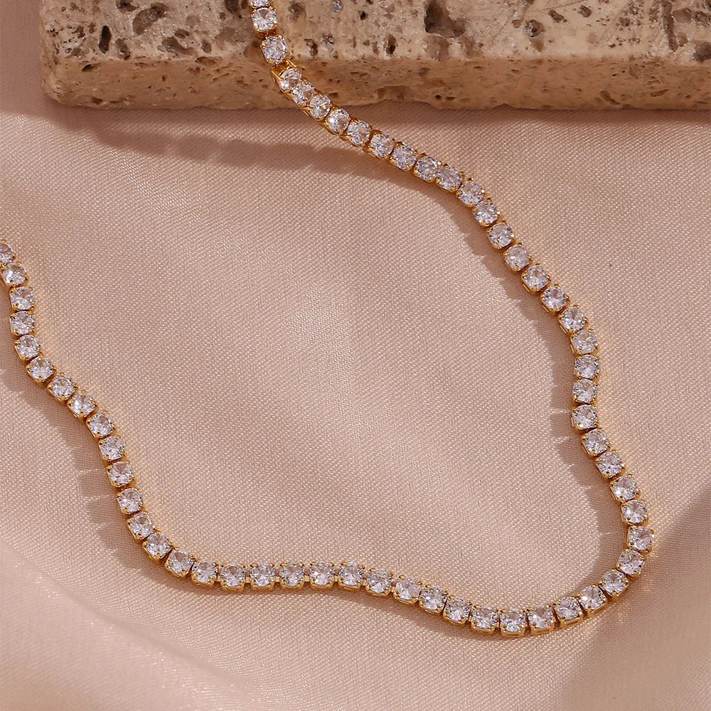 Isolde Tennis Necklace
