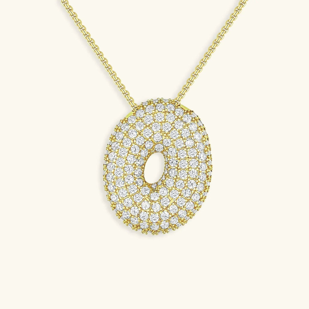 Initial Bubble Necklace