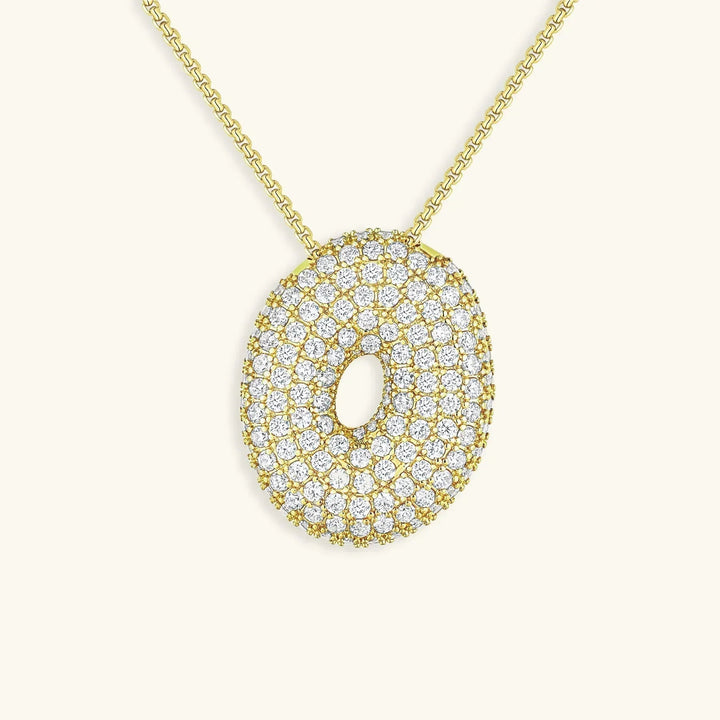 Initial Bubble Necklace