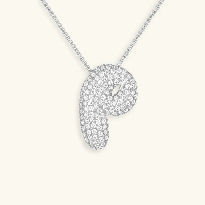 Initial Bubble Necklace