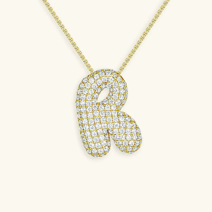 Initial Bubble Necklace
