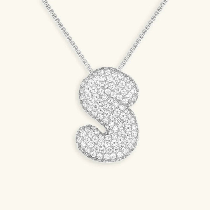 Initial Bubble Necklace