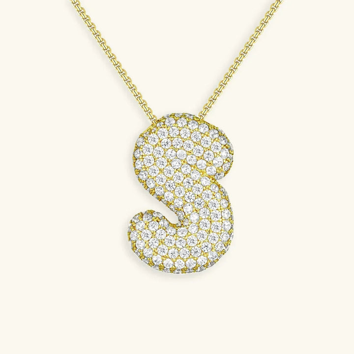 Initial Bubble Necklace