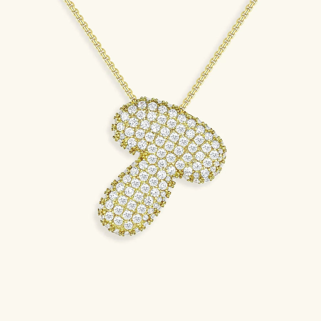 Initial Bubble Necklace