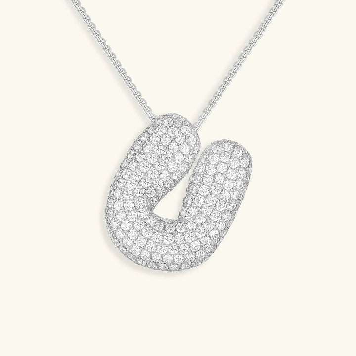 Initial Bubble Necklace