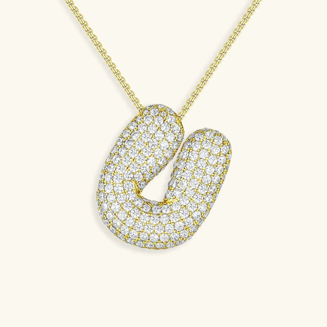 Initial Bubble Necklace