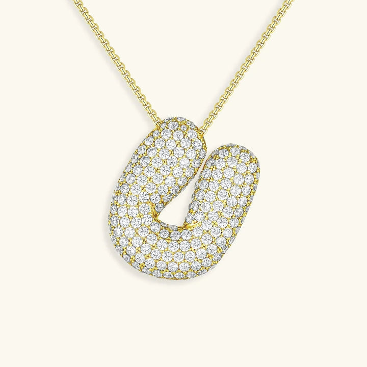 Initial Bubble Necklace