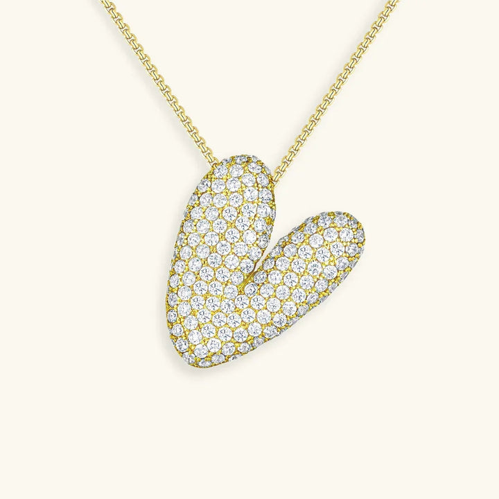 Initial Bubble Necklace