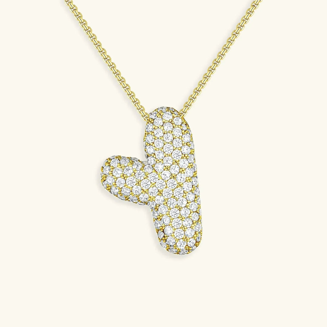 Initial Bubble Necklace