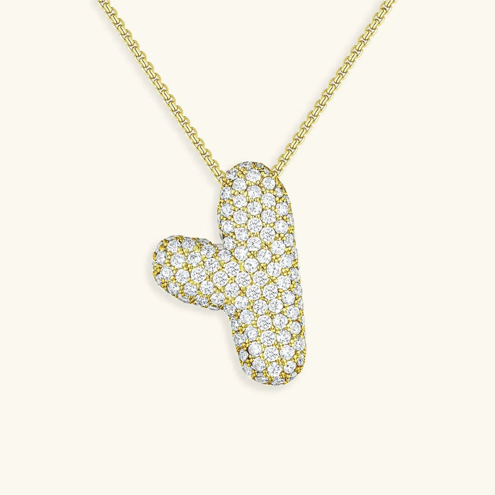 Initial Bubble Necklace