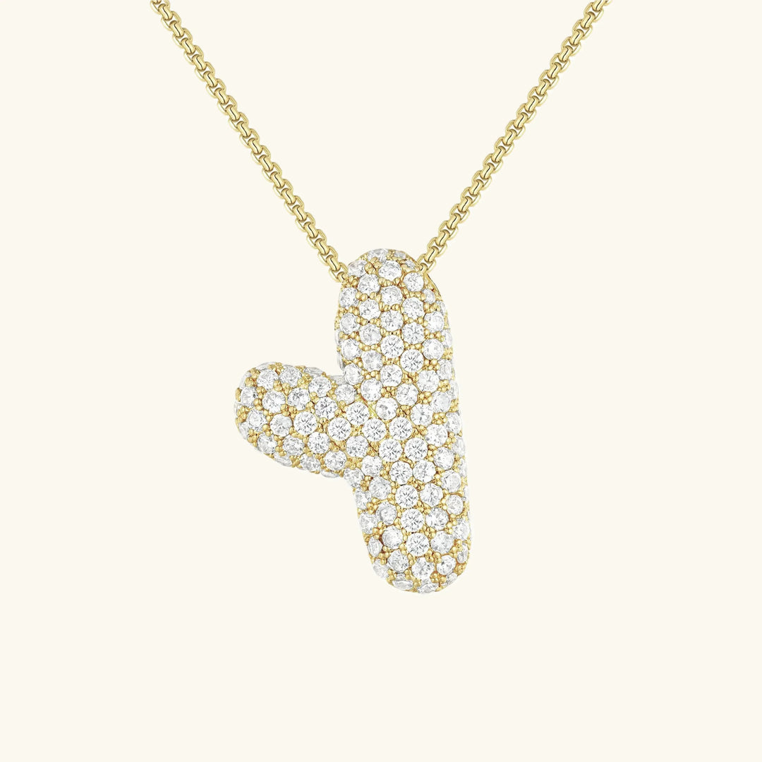 Initial Bubble Necklace