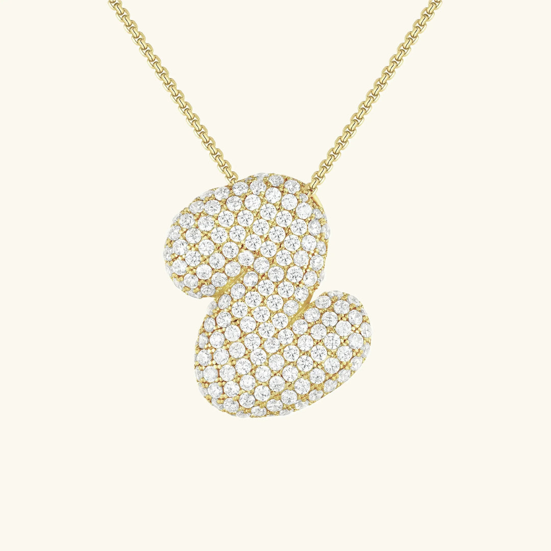 Initial Bubble Necklace