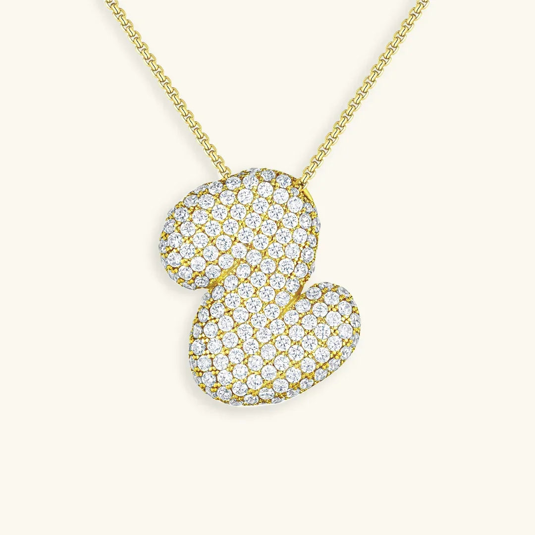 Initial Bubble Necklace