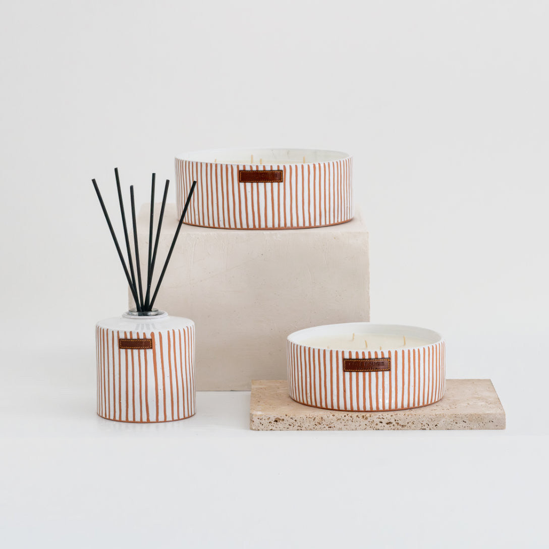 FLAT ZEBRA TERRA CANDLE